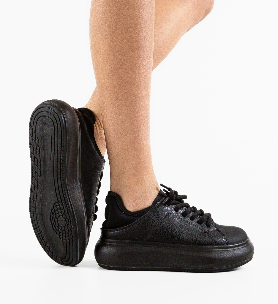 Sneakers Keeny Negri Dama - Confort și Stil - imagine 3
