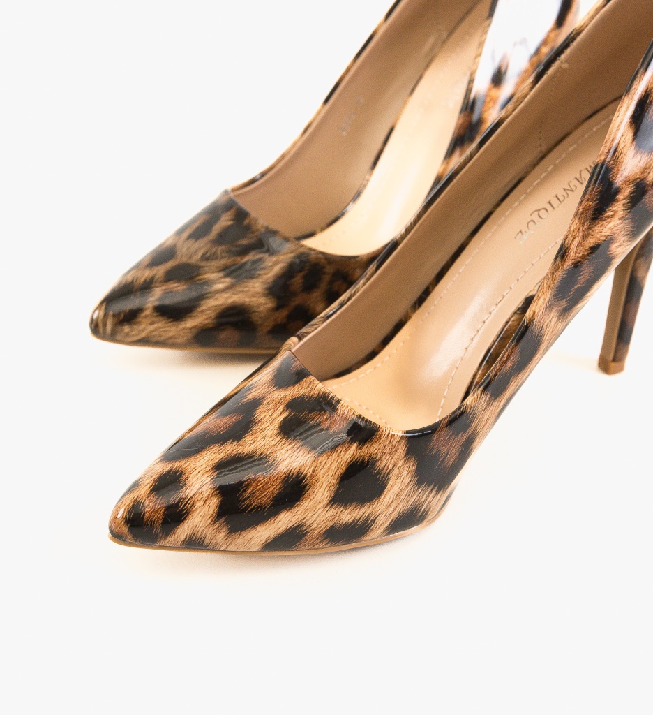 Pantofi Stiletto Azaan Animal Print - Eleganță Modernă - imagine 5