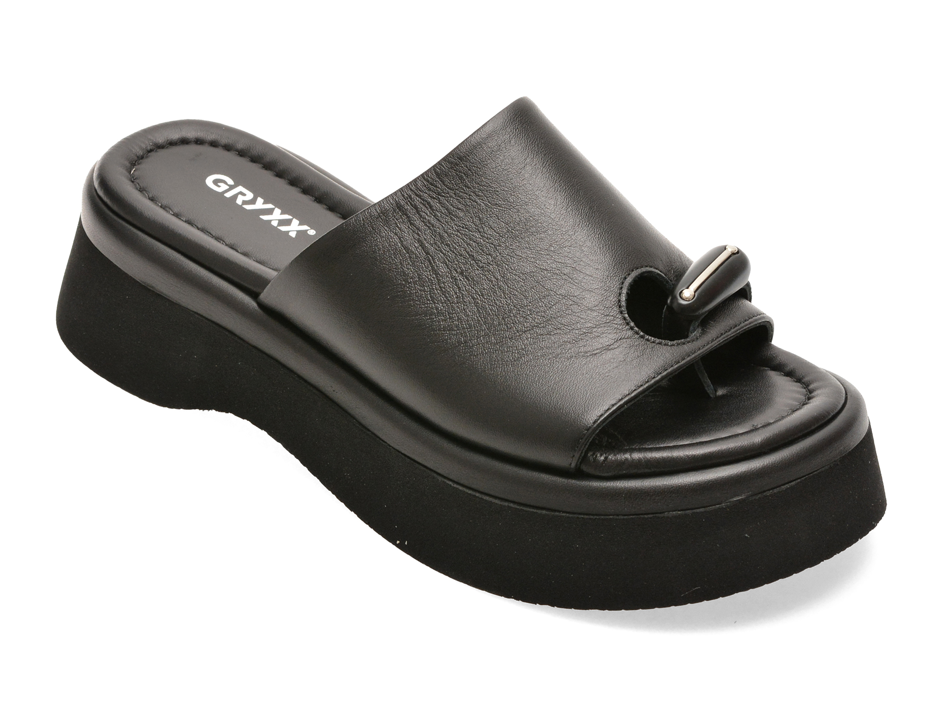 Papuci GRYXX Negri Piele Naturală Confort