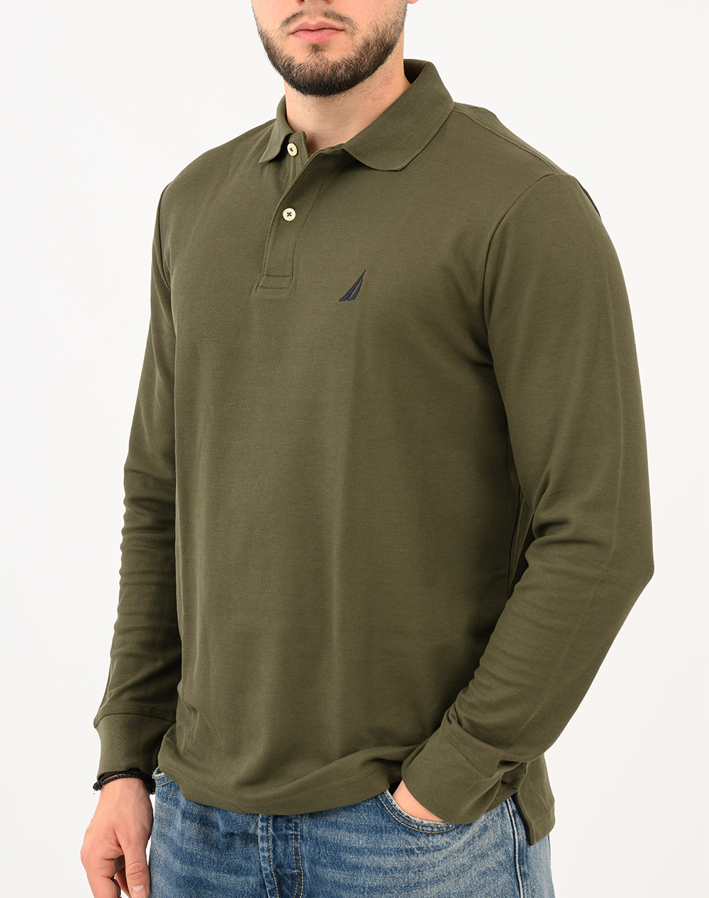 Nautica Polo Mânecă Lungă Bărbați