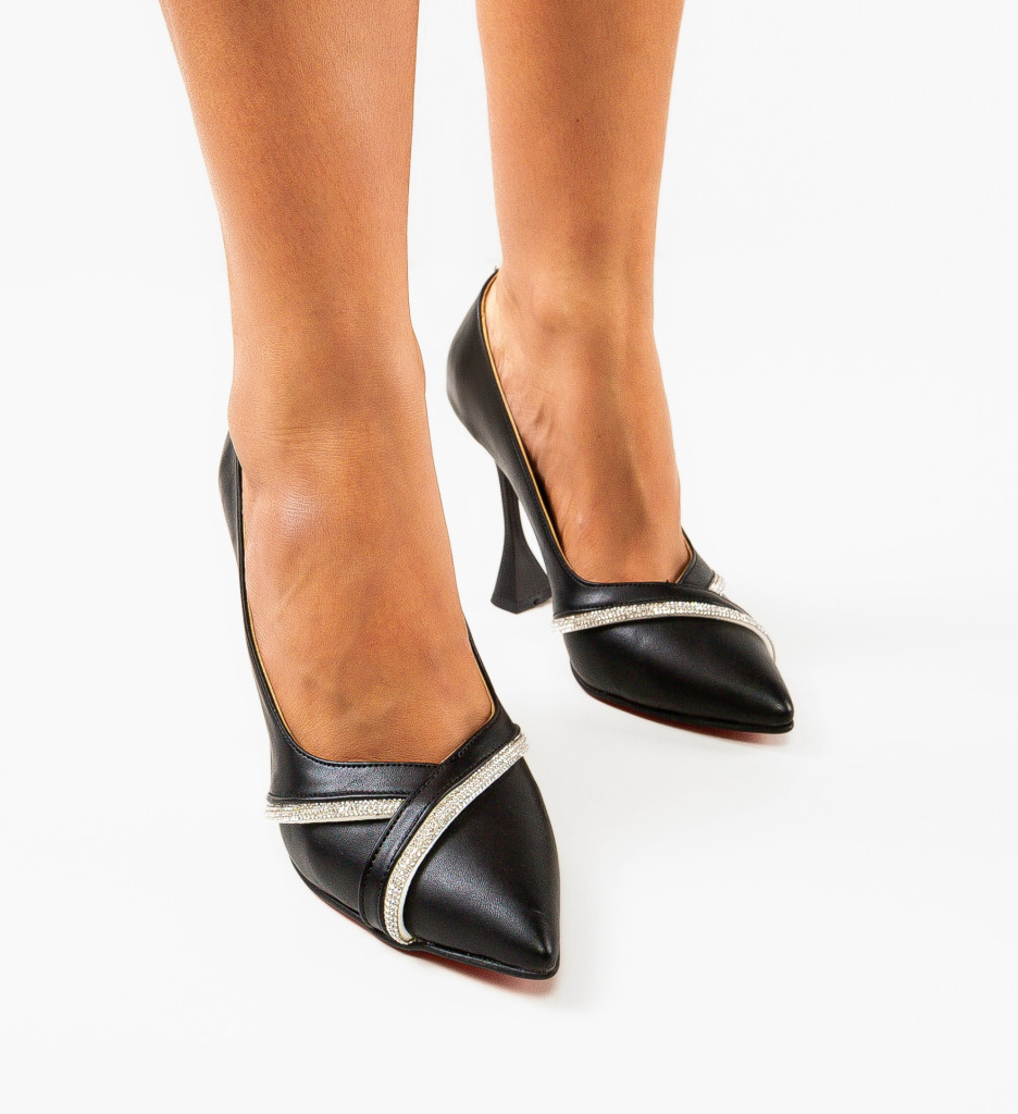 Pantofi dama Revuele Negri - Eleganță și Stil - imagine 2