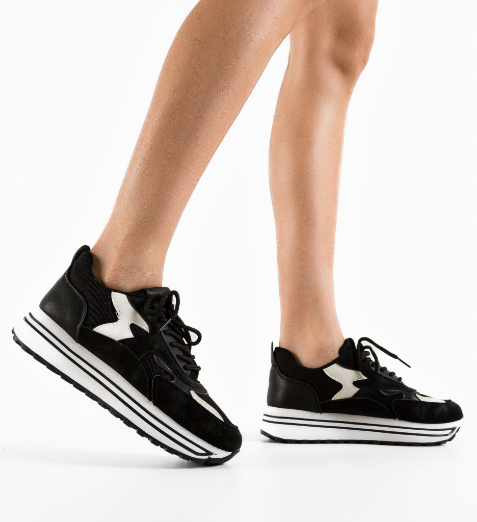 Pantofi Sport Gonca Negri | Confort și Stil Urban - imagine 3