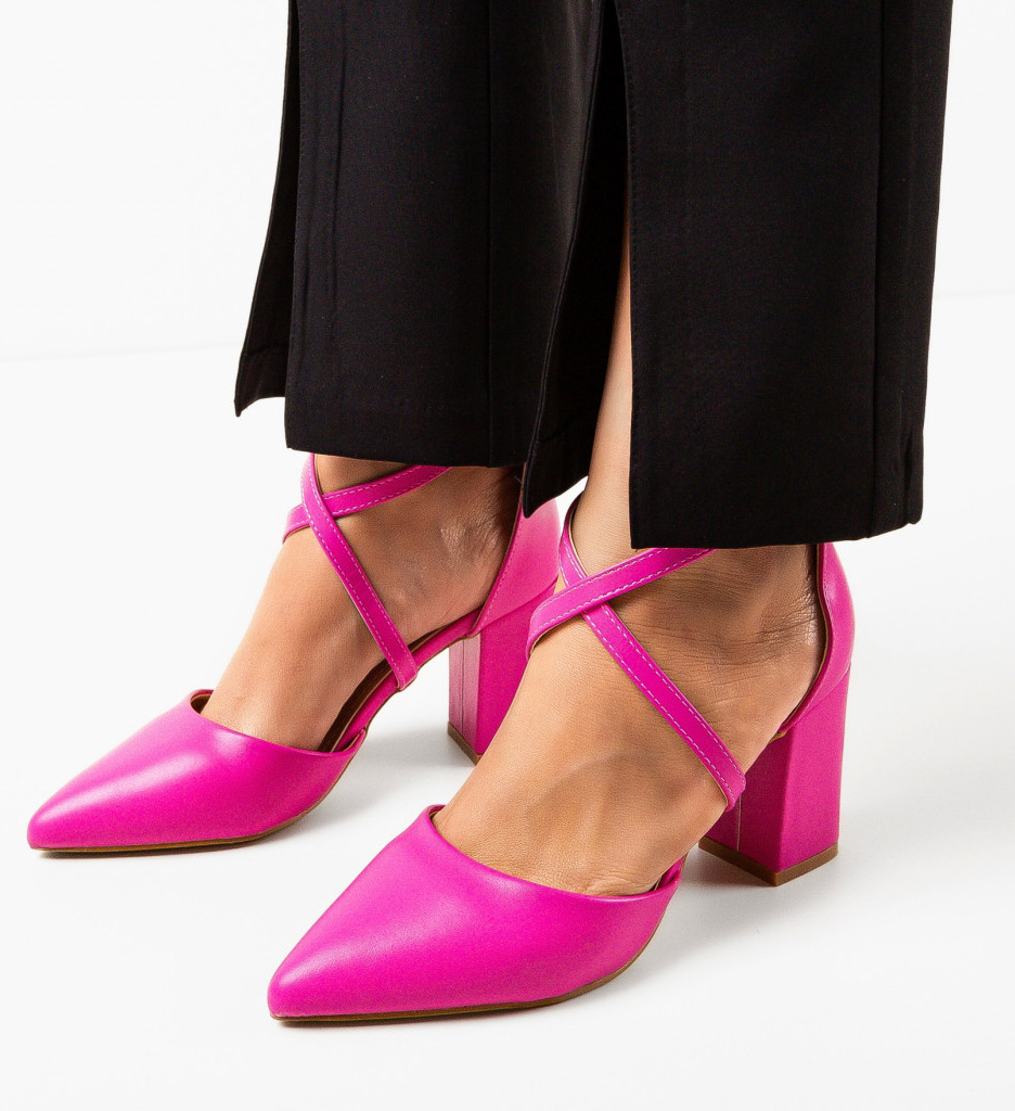 Pantofi cu Toc Mcintosh Roz - Stil și Eleganță - imagine 3