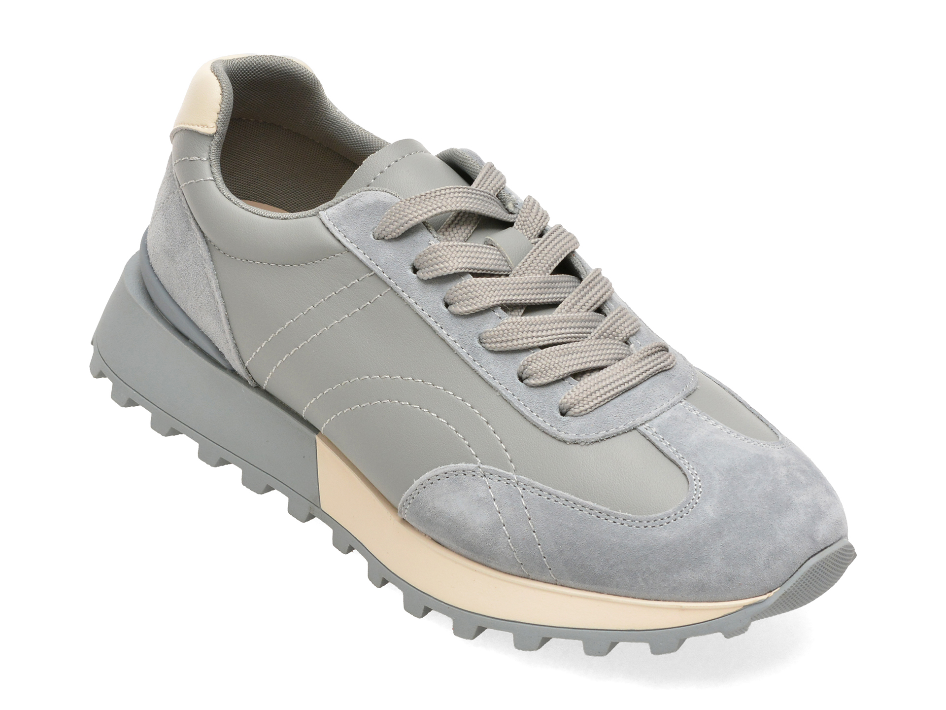 Pantofi Sport Flavia Passini Gri Piele Naturală