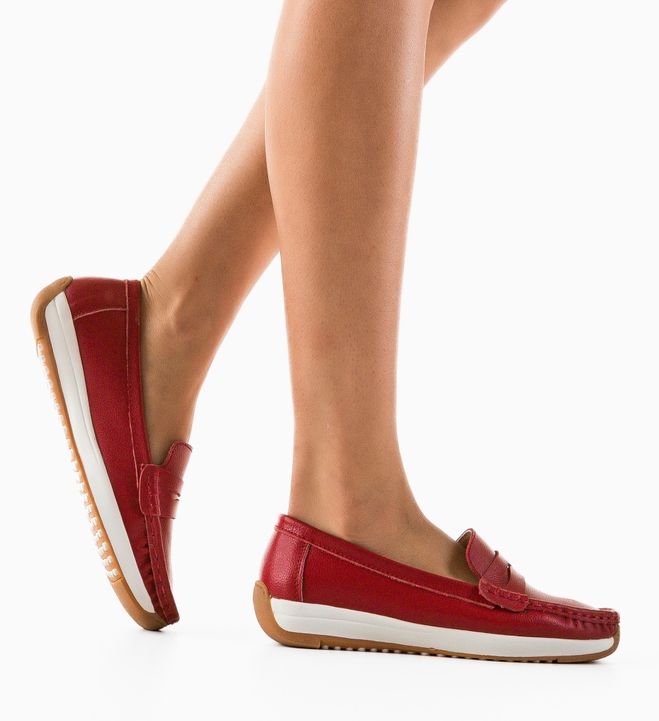 Pantofi Uyteu Rosii | Stil Casual Confortabil - imagine 2
