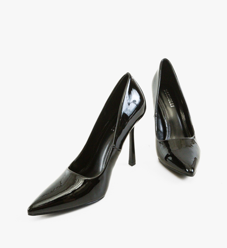 Pantofi cu Toc Pryzy Negri | Eleganță Asigurată - imagine 2