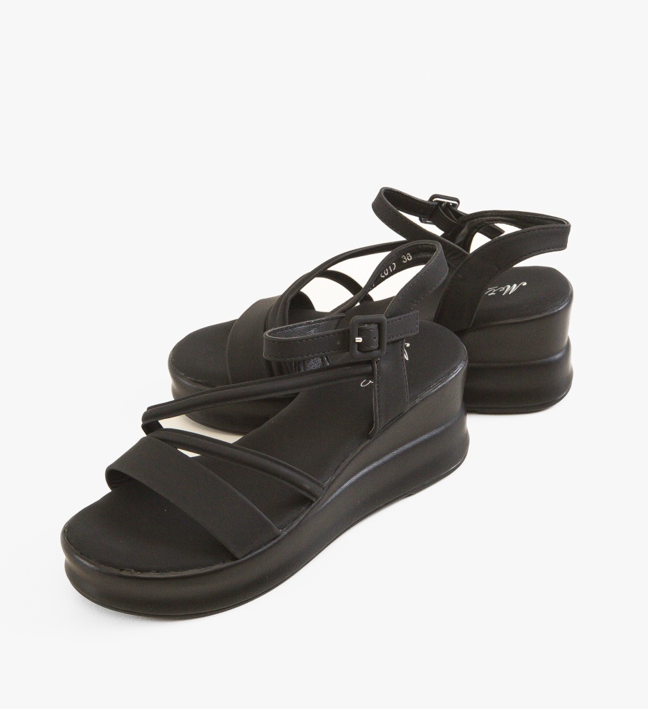 Platforme Dama Patos Negre - Eleganță și Stil - imagine 5