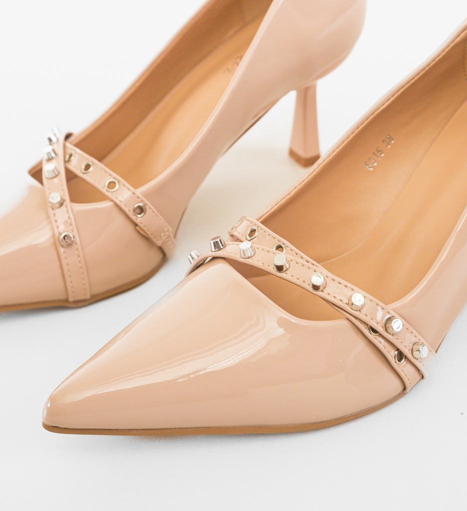 Pantofi Toc Mislav Nude - Eleganță Asigurată - imagine 4