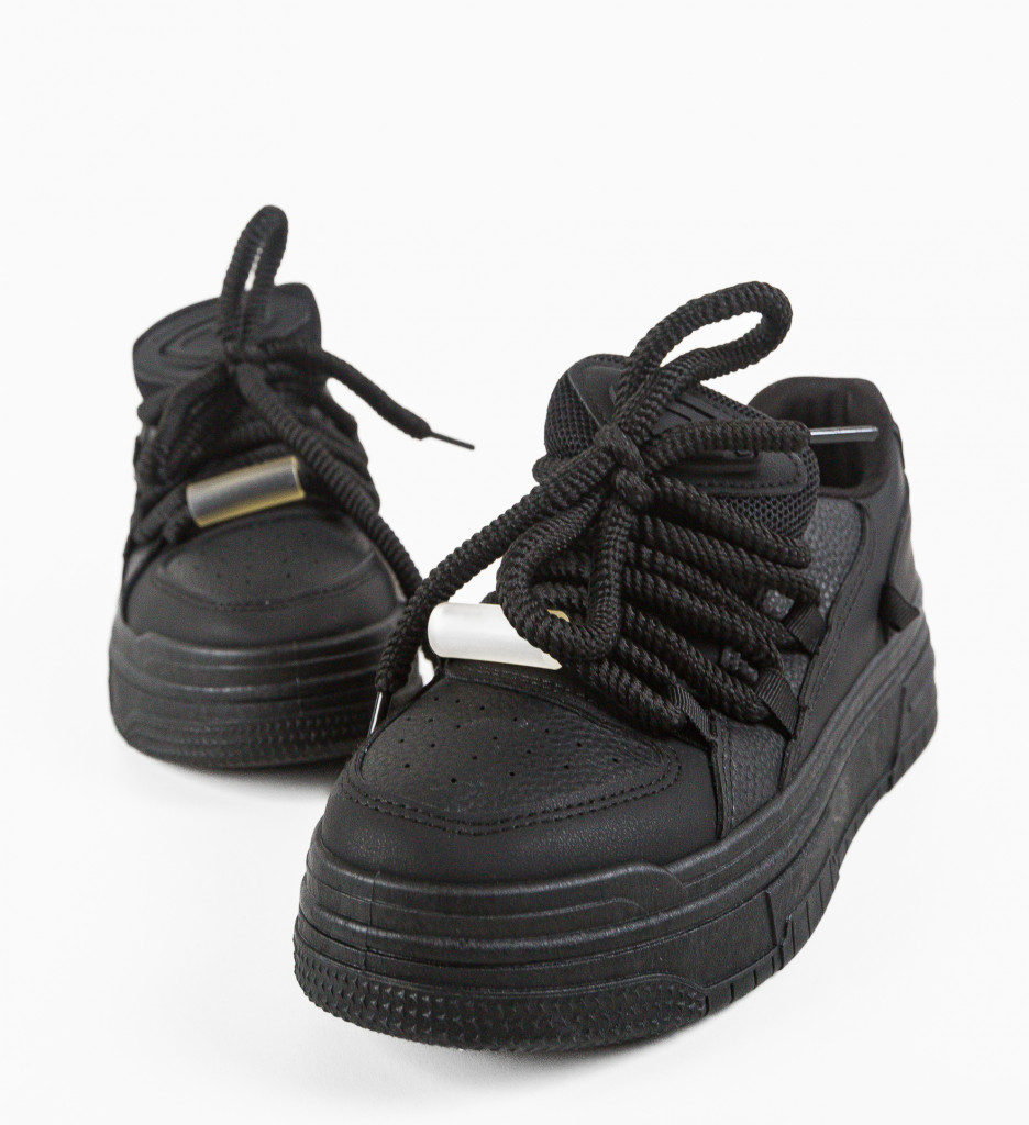 Sneakers Dama Negri Scec - Stil si Confort Urban - imagine 6