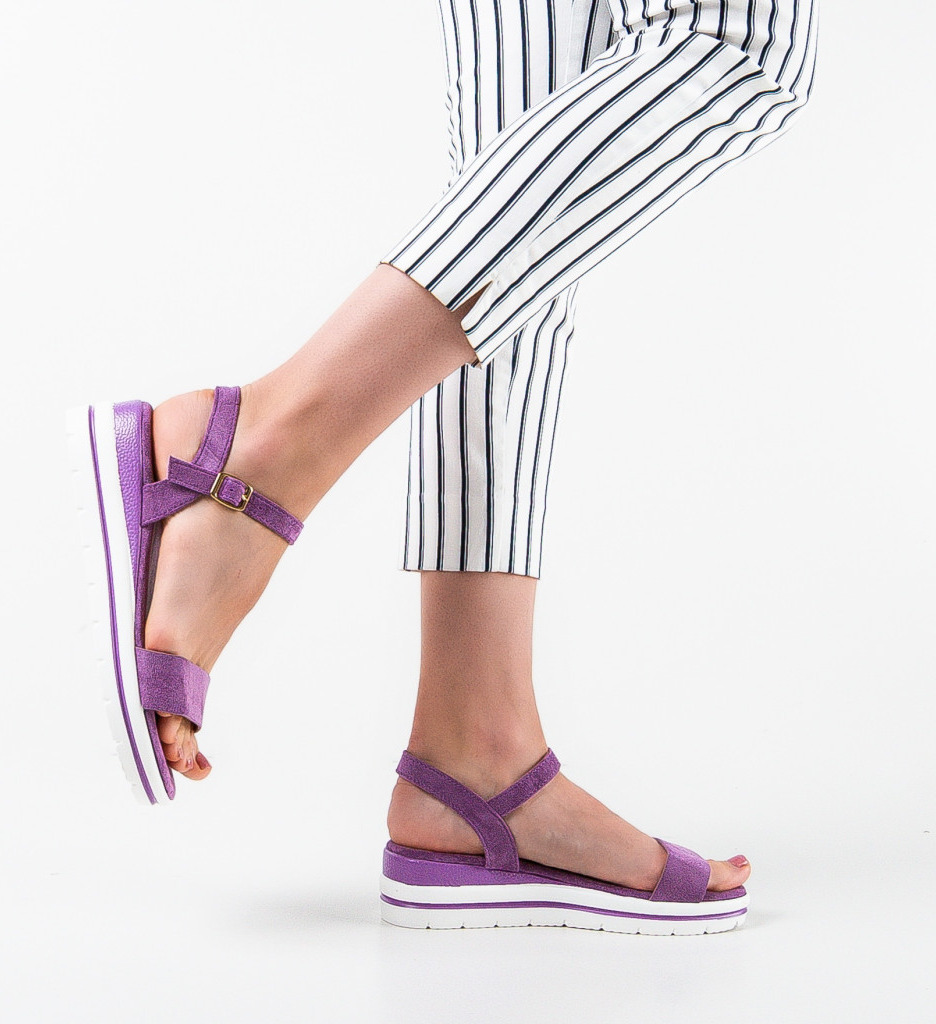 Platforme Dama Mov - Confort și Stil Inegalabil - imagine 2