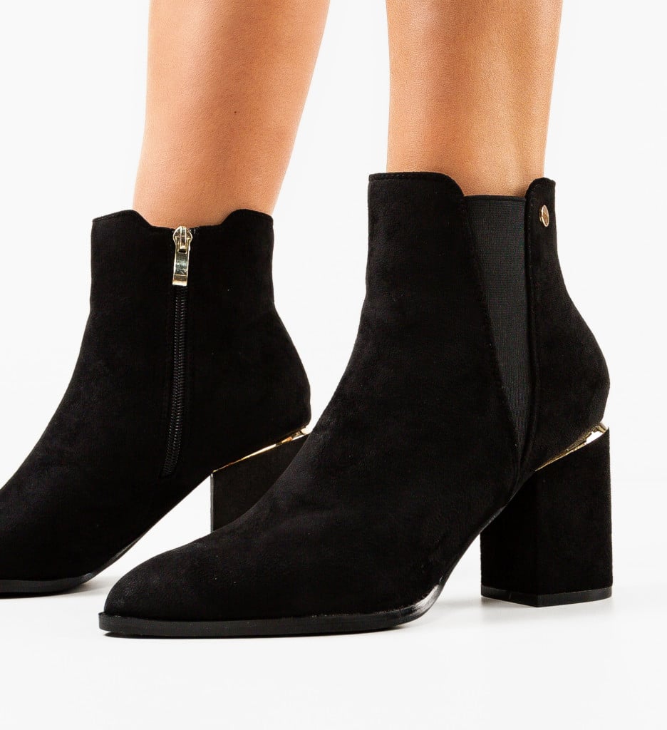 Botine Harbour Negri - Eleganță și Confort - imagine 4