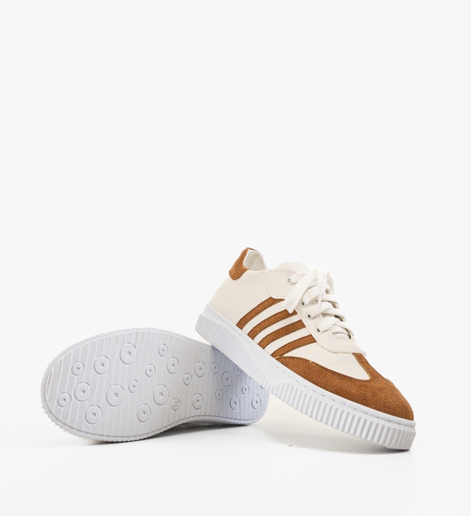 Sneakers Dama Crimson Albi | Confort și Stil - imagine 8