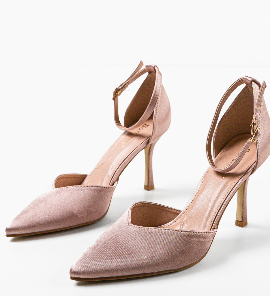 Pantofi Toc Cafelini Bej - Eleganță și Stil