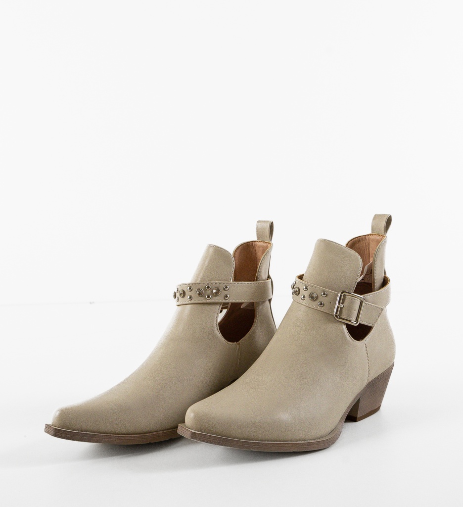 Botine Dama Gianna Bej - Eleganță și Stil - imagine 7