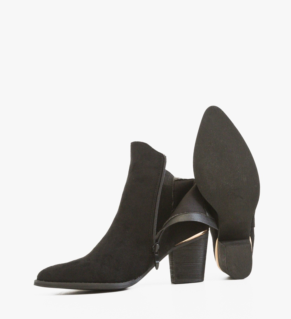 Botine Dama Delgado Negre - Elegante si Confortabile - imagine 5