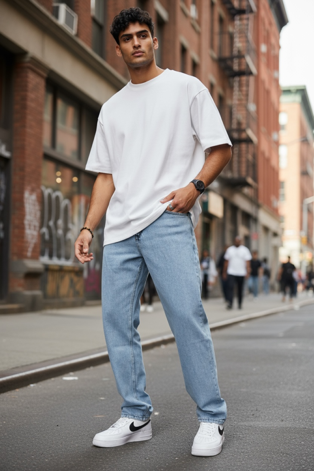 Blugi Baggy Bărbați Albaștri | Stil & Confort