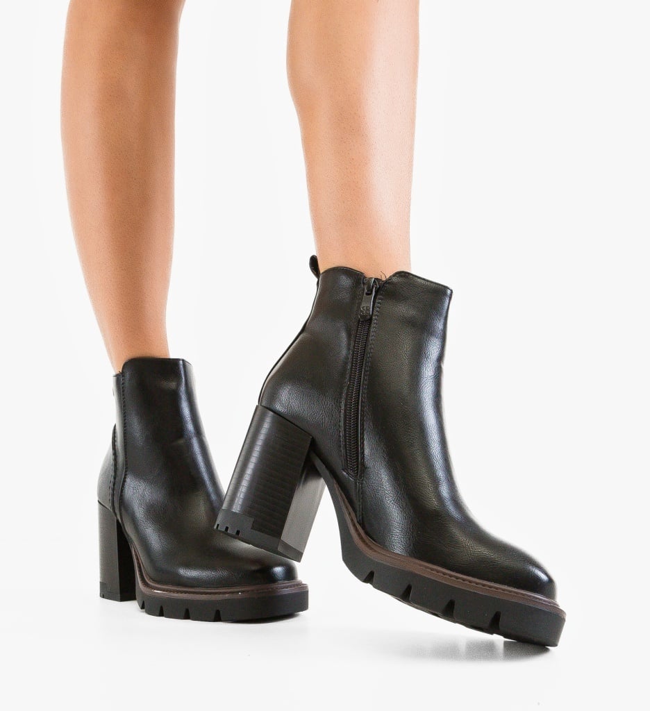 Botine Dama Lowri Negre - Eleganță și Confort - imagine 3