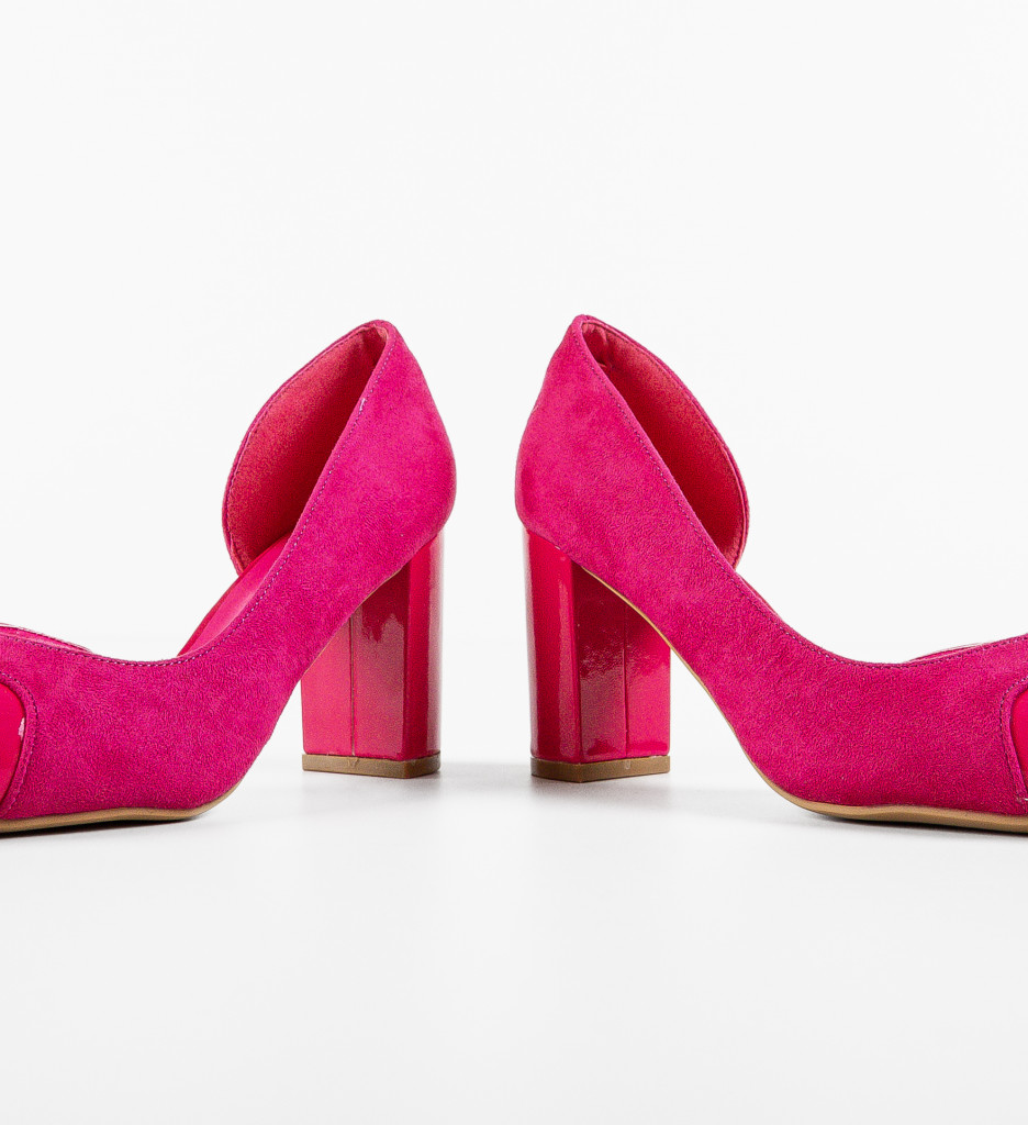 Pantofi Everet Fuchsia | Toc Elegant și Confort - imagine 10