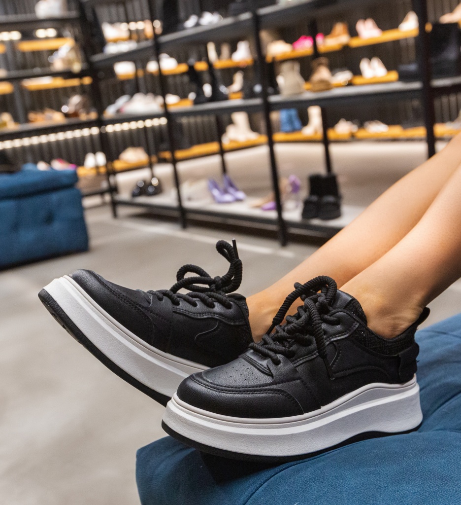 Sneakers Dama Taylor Negri - Confort și Stil - imagine 5