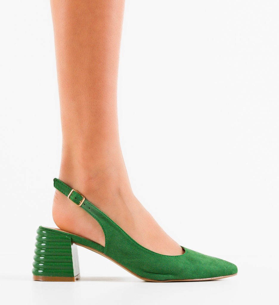 Pantofi Dama Westley Verzi | Eleganță și Stil - imagine 3