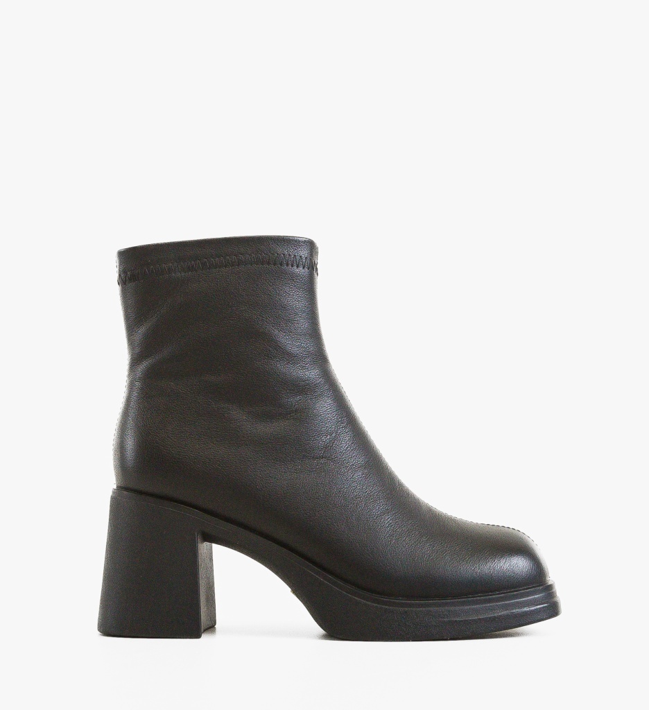 Botine Dama Tafta Negre - Eleganță și Stil - imagine 2