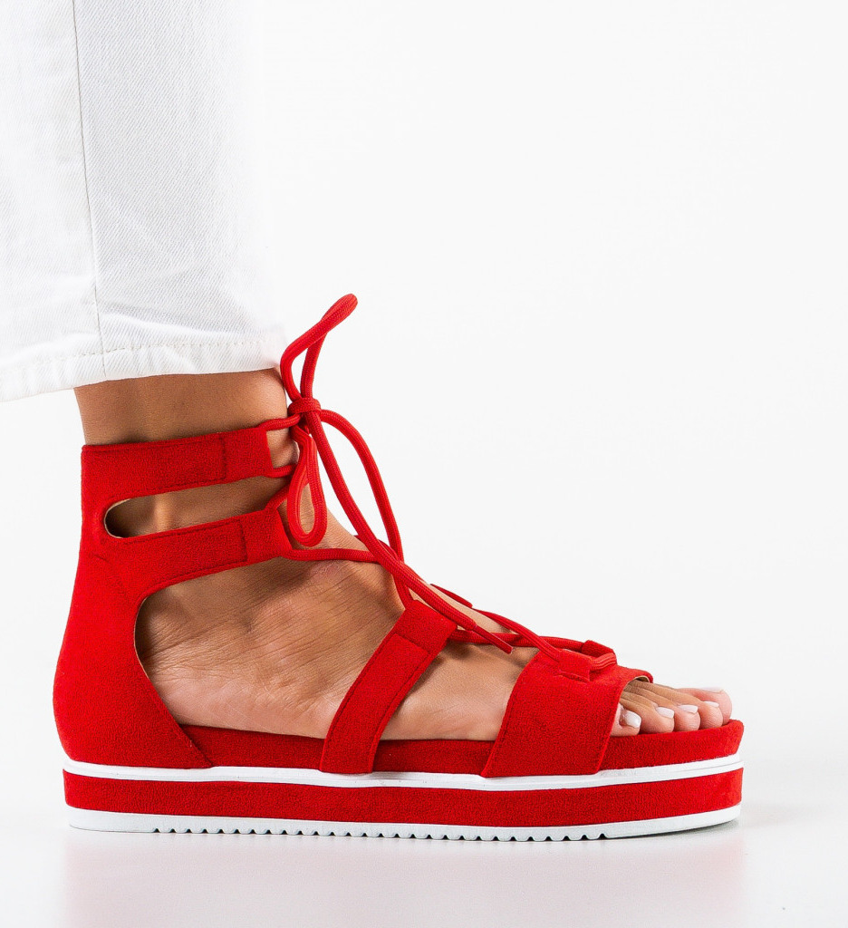 Sandale Dama Rosii | Stil si Confort Zilnic - imagine 4