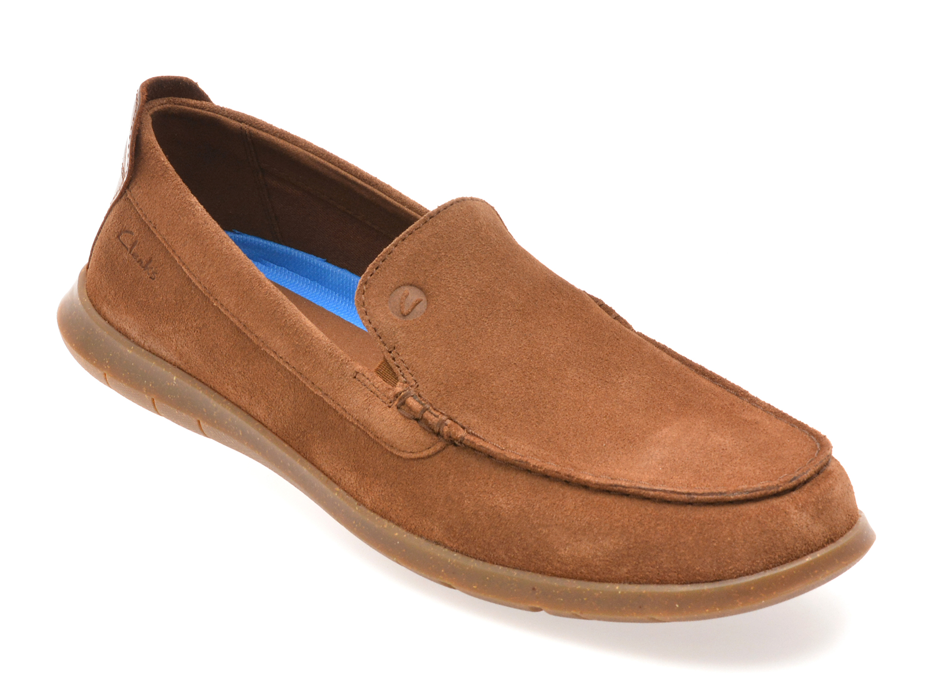 Mocasini Clarks Flexway Step, Piele Întoarsă