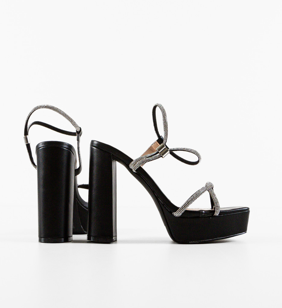 Sandale Toc Miran Negre - Eleganță și Stil - imagine 6