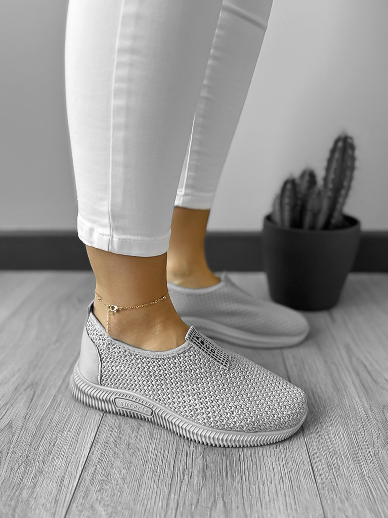 Espadrile Dama Casual Gri - Confort Superior