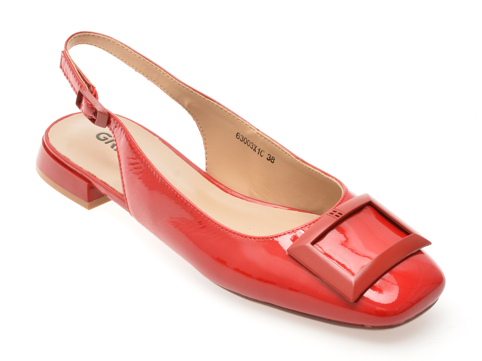 Pantofi GRYXX Rosii Lacuiți | Eleganță Feminină