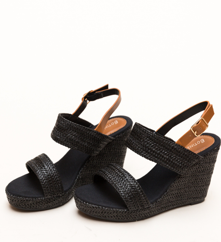 Platforme Cloe Negre - Eleganță și Confort - imagine 5