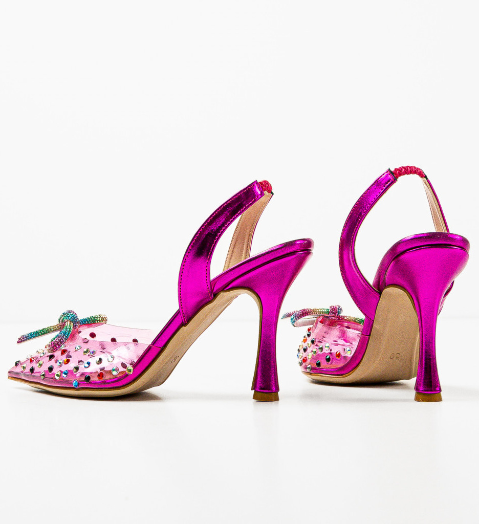 Pantofi Karambol Fuchsia | Eleganță și Stil - imagine 7