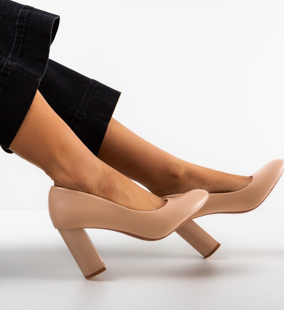 Pantofi Dama Buxton Bej - Eleganță și Confort - imagine 3