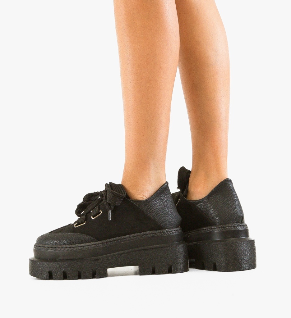 Pantofi Casual Kandre Negri - Confort și Stil - imagine 2