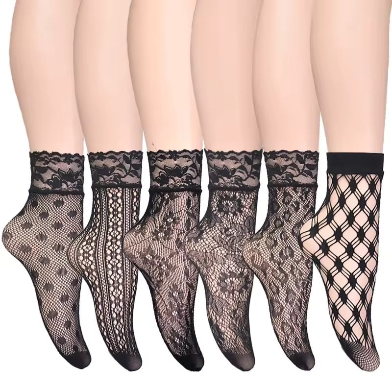 Set 6 sosete Picadili negru universale