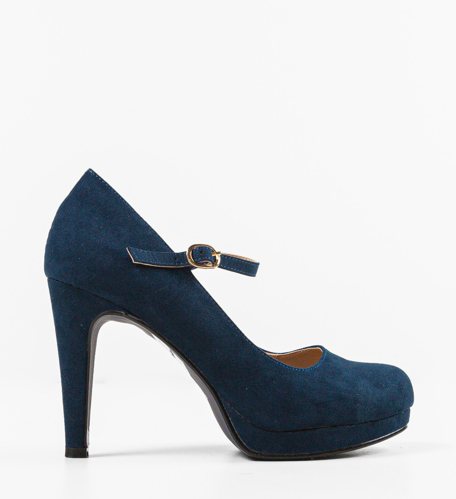 Pantofi Dama Ajano Bleumarin Eleganți - imagine 4