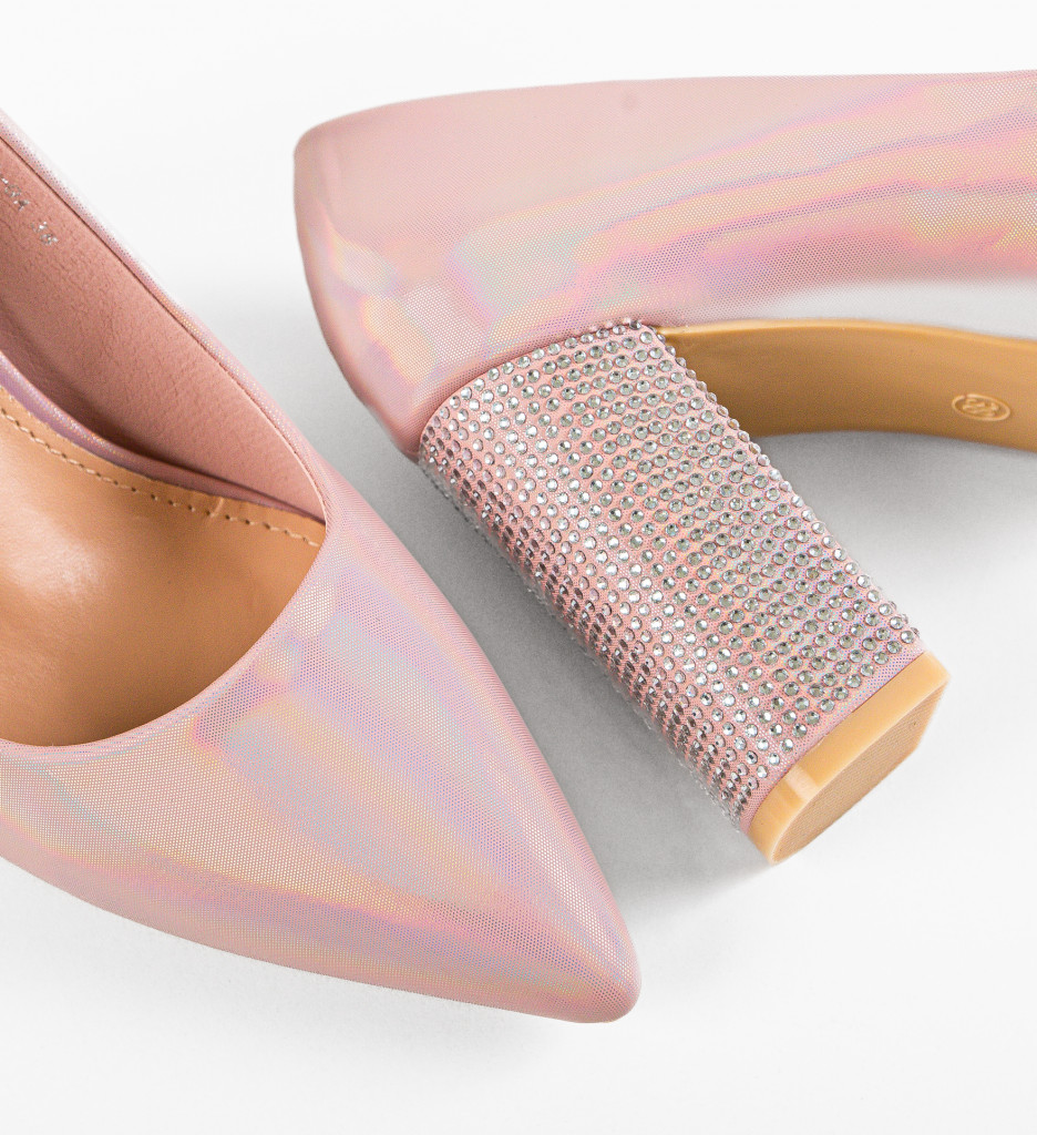 Pantofi Evely Roz - Eleganță și Stil - imagine 8