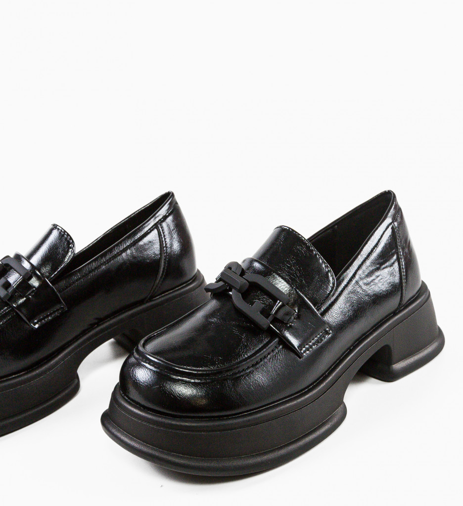 Pantofi Casual Herek Negri - Confort Stilat - imagine 7