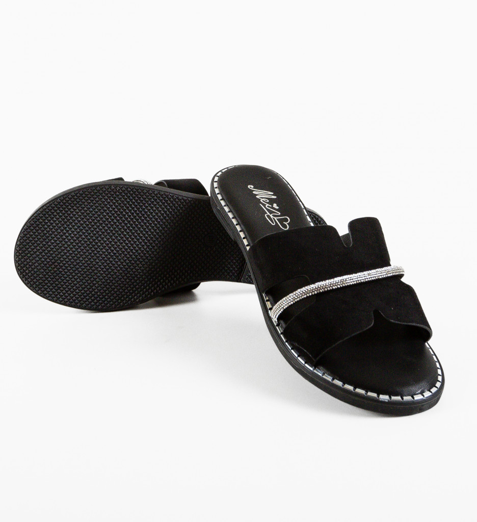 Papuci Dama Thermes Negri | Eleganță și Relaxare - imagine 5