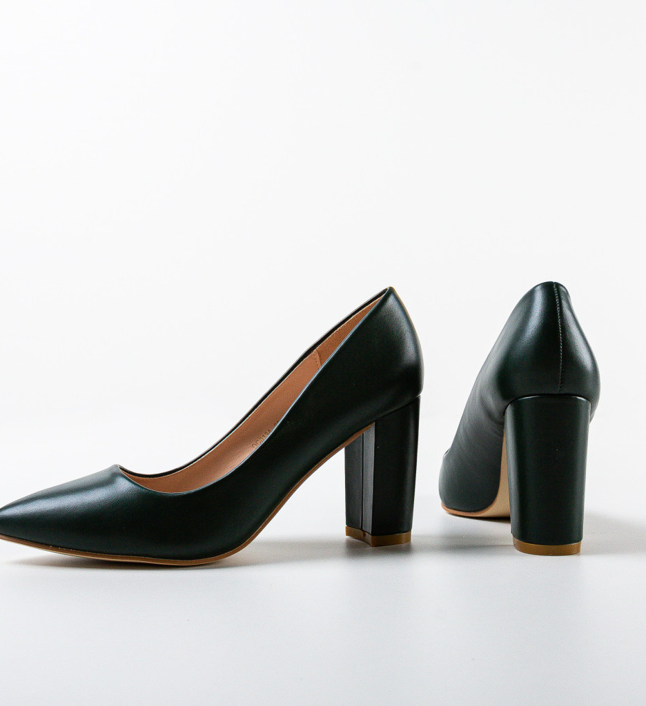 Pantofi cu Toc Pauline Verzi | Eleganță Asigurată - imagine 7