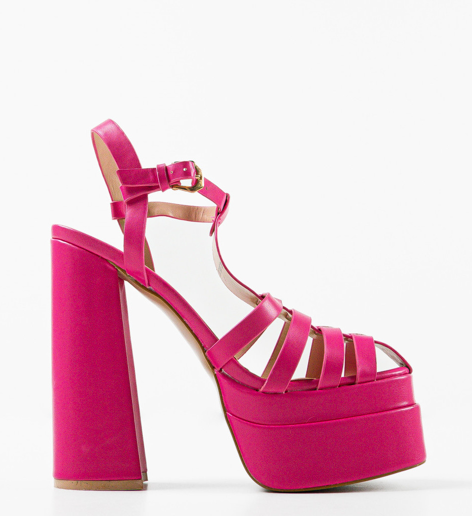 Sandale Rio Roz cu Toc Elegante - Stil Feminin - imagine 5