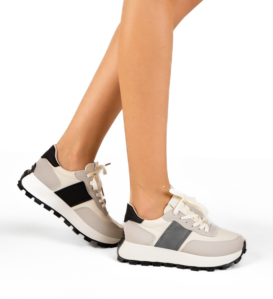 Sneakers Dama Feytong Gri | Confort și Stil