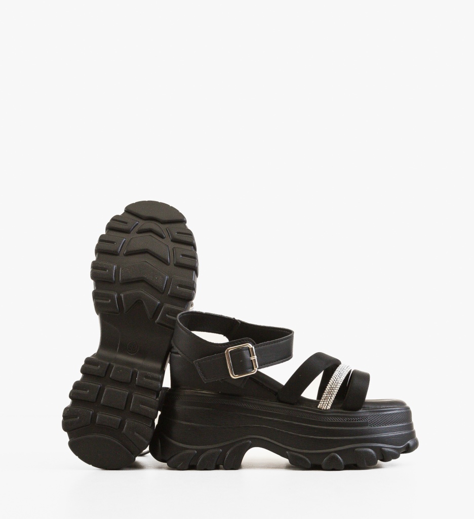 Platforme Dama Bremio Negre | Eleganta si Stil - imagine 3
