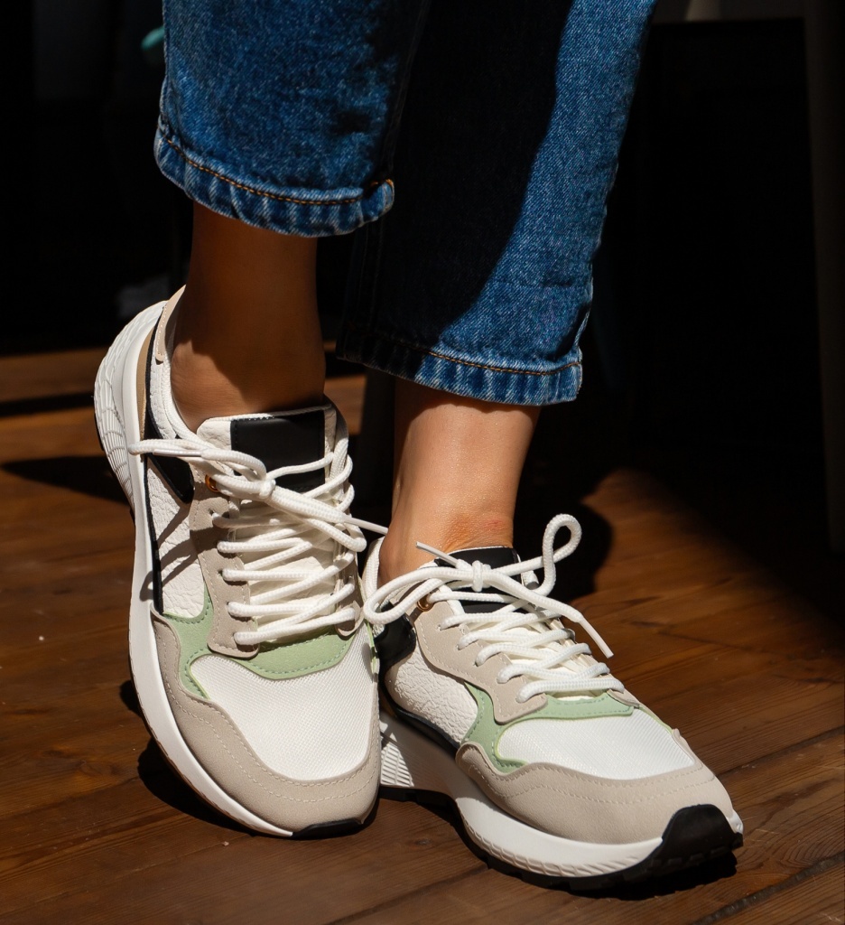 Sneakers Dama Alina Gri - Confort Urban - imagine 2