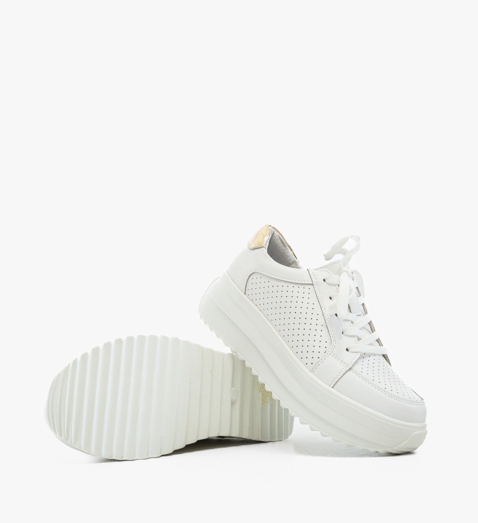 Pantofi Casual Cazmi Albi 2 - Stil și Confort - imagine 3