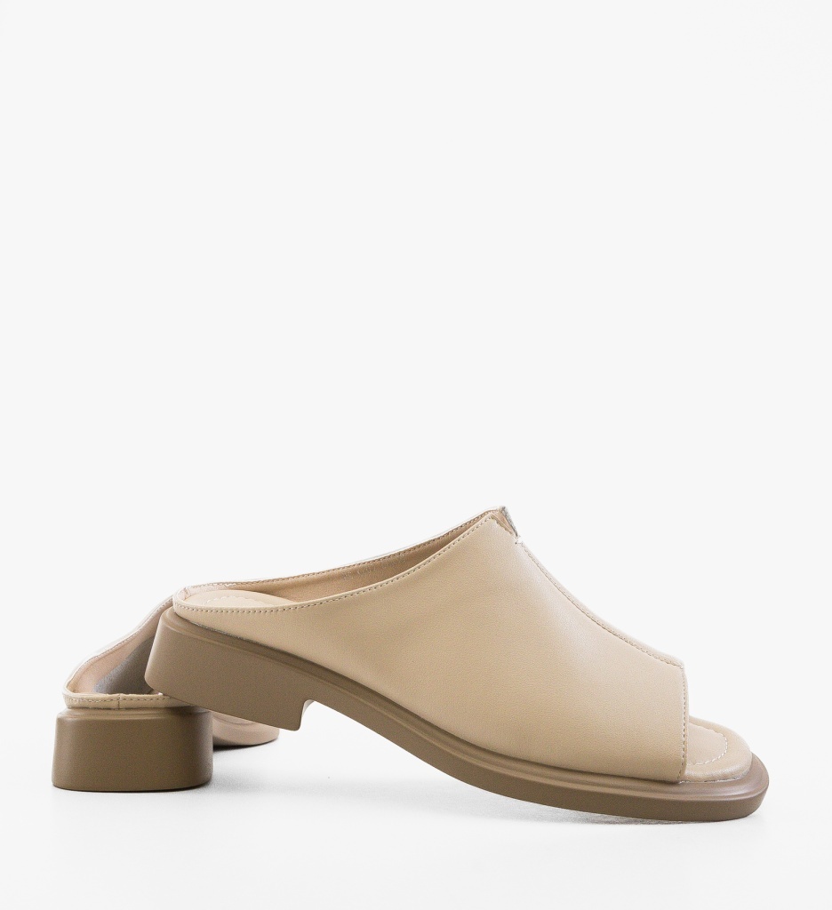 Papuci Dama Holder Bej Eleganți și Confortabili - imagine 4