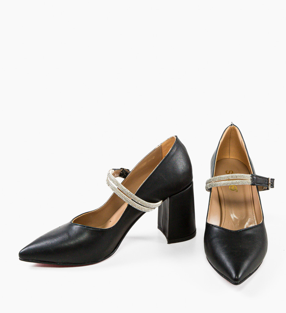 Pantofi cu toc Gernyb Negri - Eleganță maximă - imagine 7