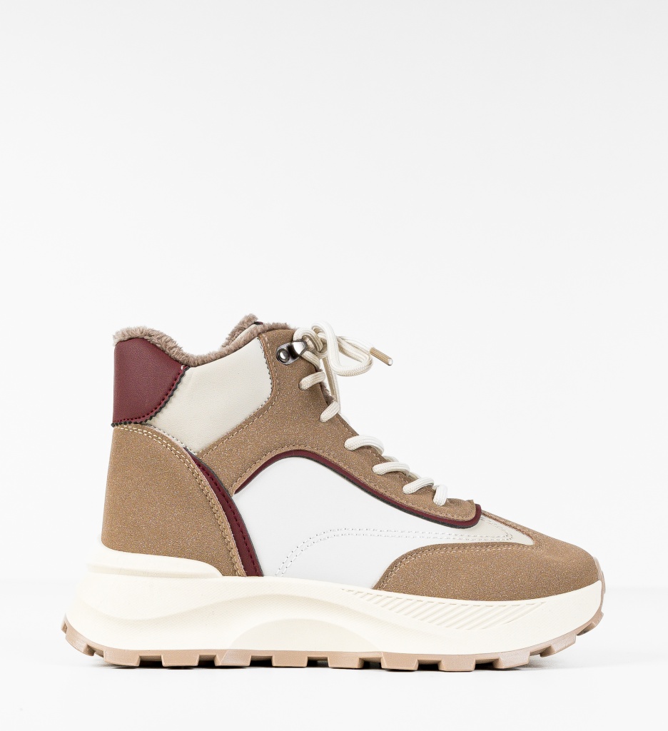 Sneakersi Dama Rotakal Bej - Confort și Stil - imagine 5