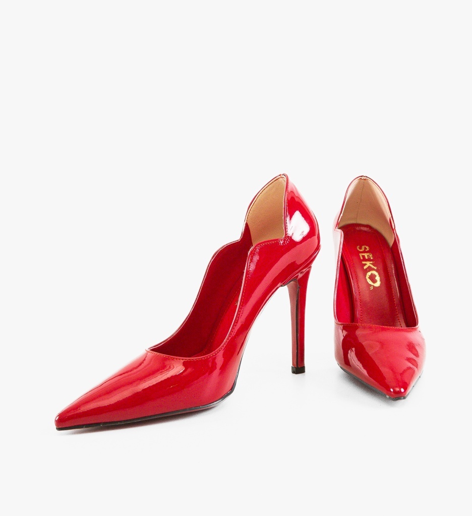 Pantofi Stiletto Dama Rosii Stypas - Eleganta Excepțională - imagine 2
