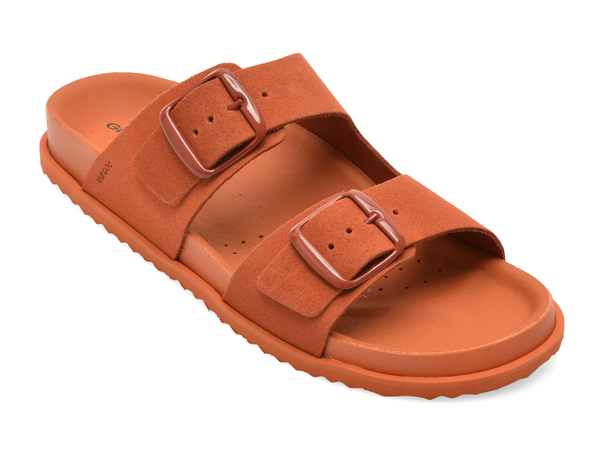 Sandale Geox D558RA Portocalii Piele Întoarsă